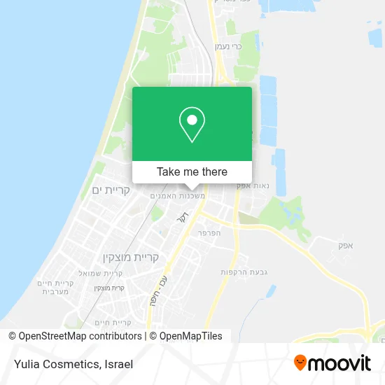 Yulia Cosmetics map