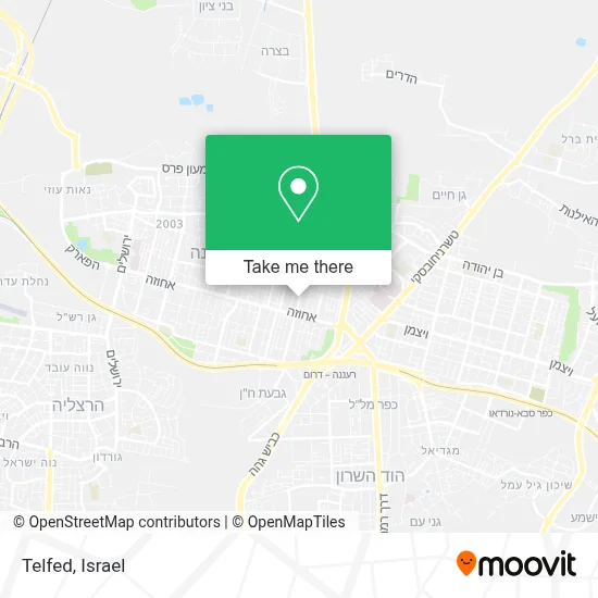 Telfed map