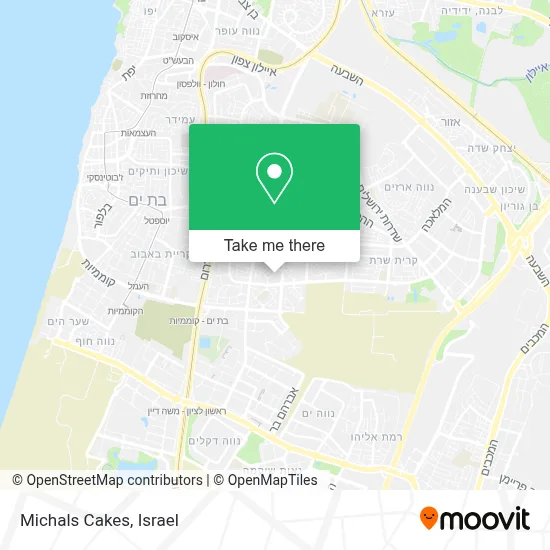Michals Cakes map