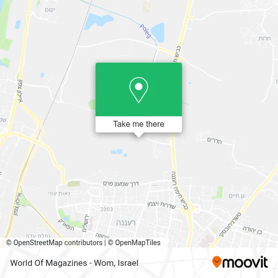 World Of Magazines - Wom map