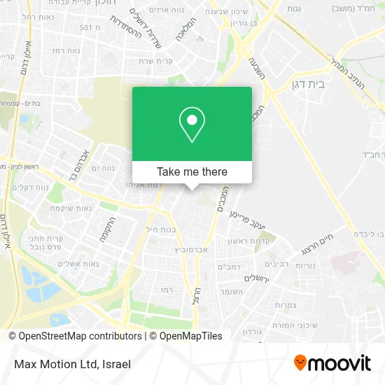 Max Motion Ltd map