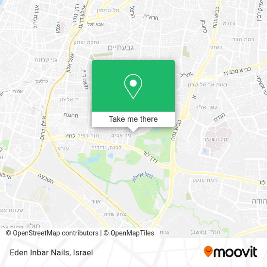 Eden Inbar Nails map