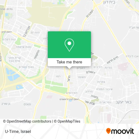 U-Time map