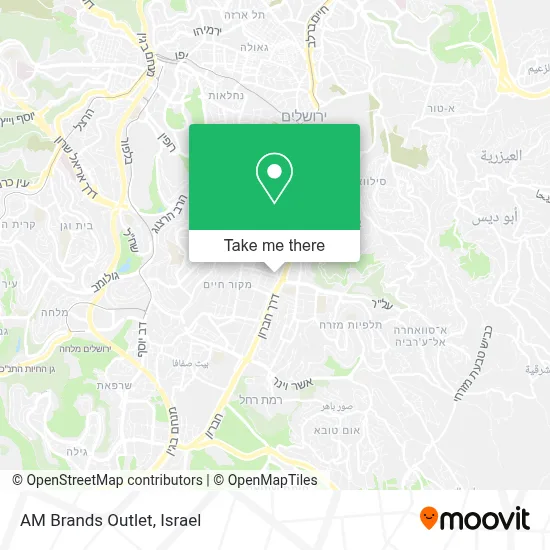 AM Brands Outlet map