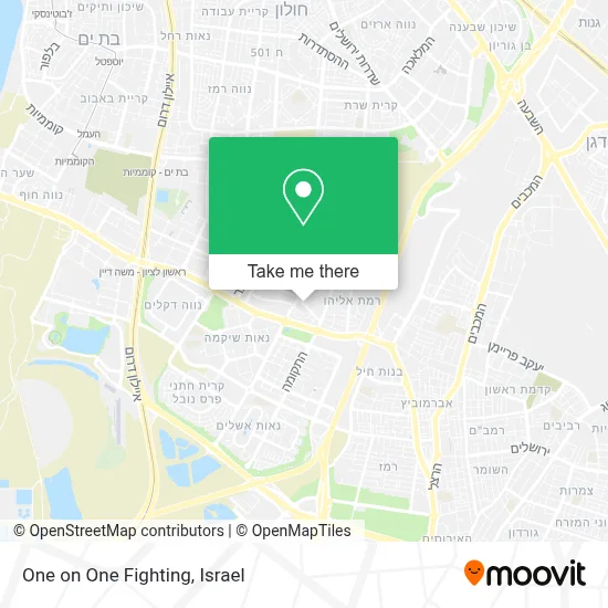 One on One Fighting map