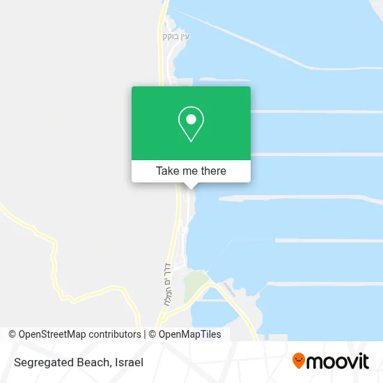 Segregated Beach map