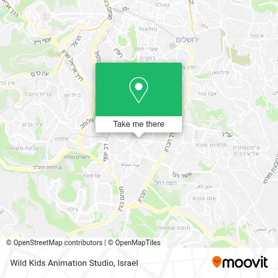 Wild Kids Animation Studio map