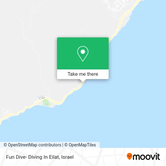 Fun Dive- Diving In Eilat map