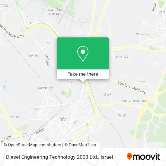 Diesel Engineering Technology 2003 Ltd. map