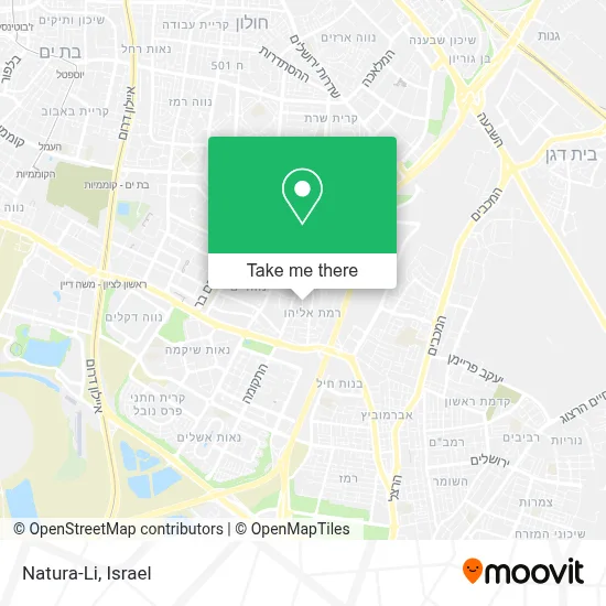 Natura-Li map