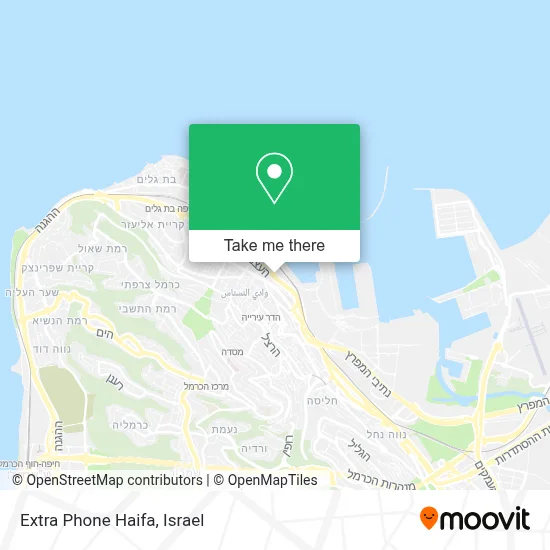 Extra Phone Haifa map