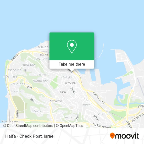 Haifa - Check Post map