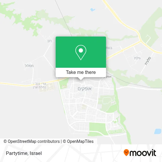 Partytime map