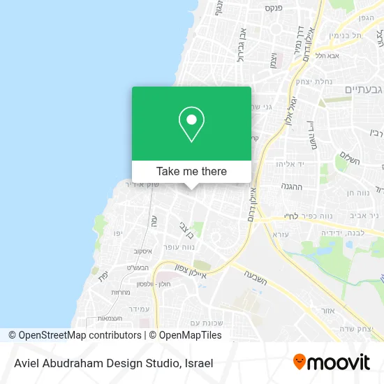 Aviel Abudraham Design Studio map