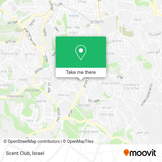 Scent Club map