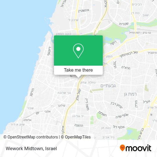 Wework Midtown map