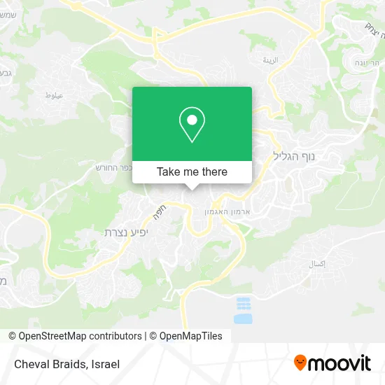 Cheval Braids map