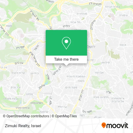 Zimuki Realty map