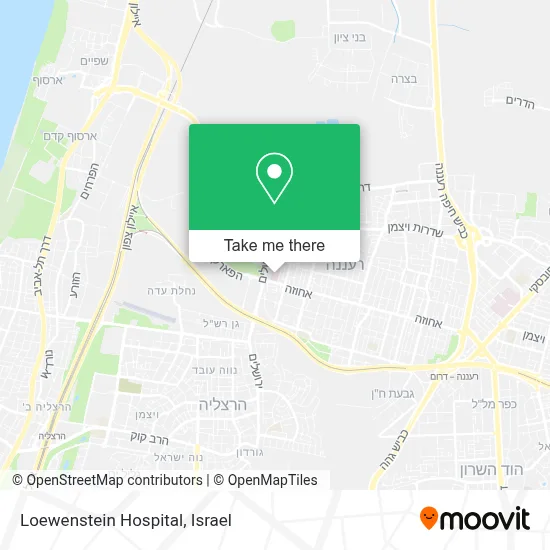 Loewenstein Hospital map