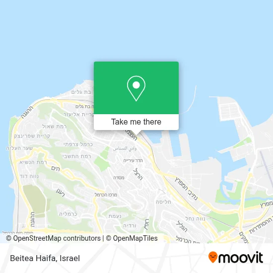 Beitea Haifa map