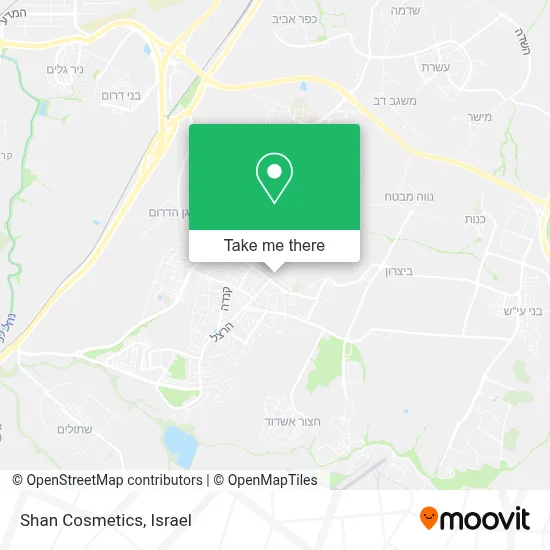 Shan Cosmetics map