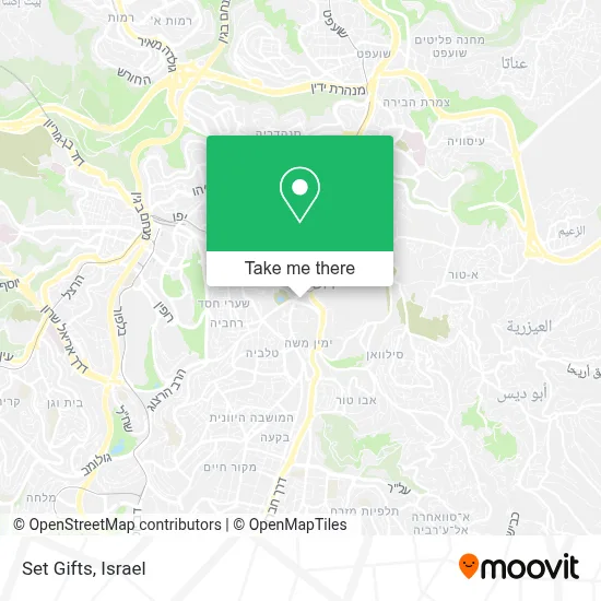 Set Gifts map