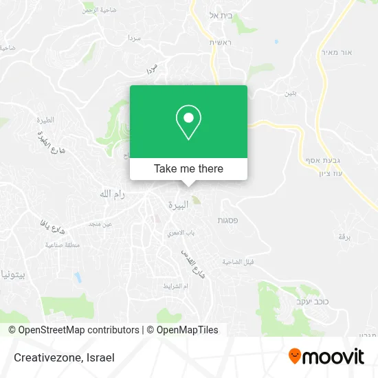 Creativezone map