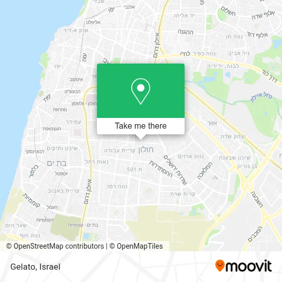 Gelato map