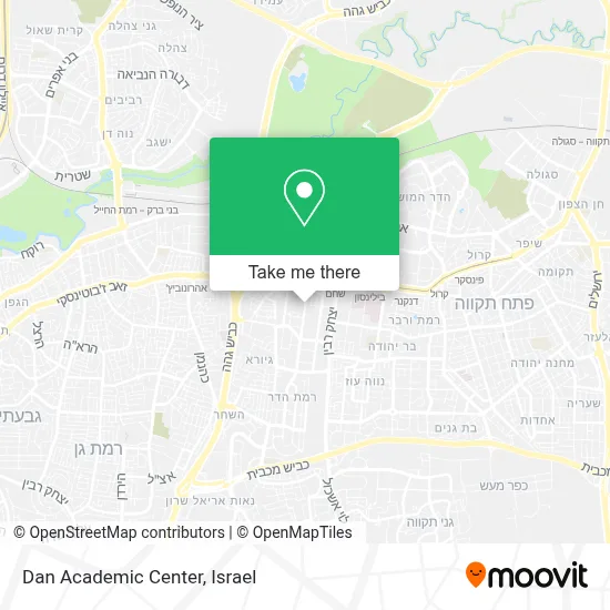 Dan Academic Center map