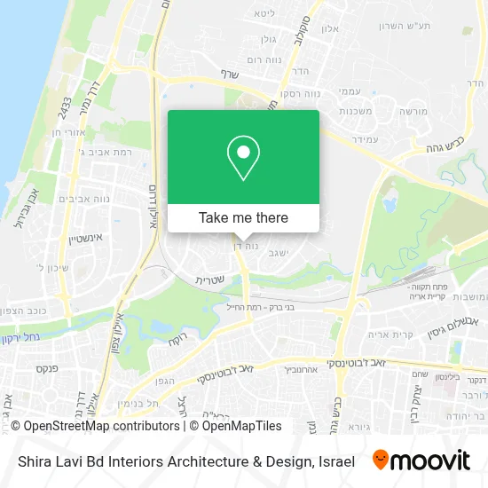 Shira Lavi Bd Interiors Architecture & Design map