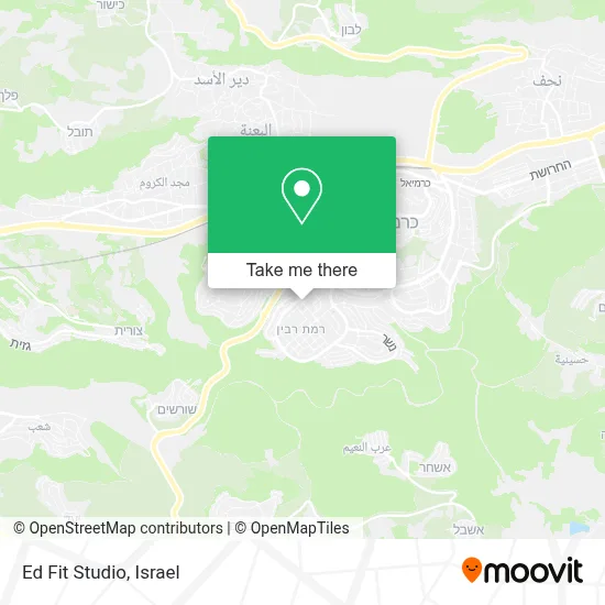 Ed Fit Studio map