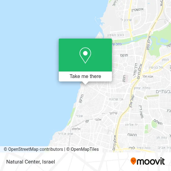 Natural Center map