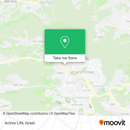 Active Life map