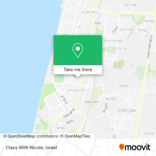 Class With Nicole map