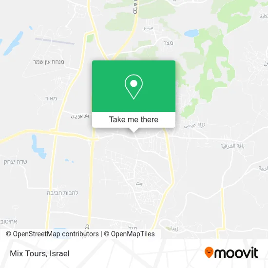 Mix Tours map