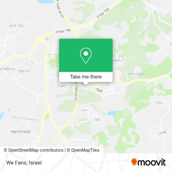 We Fans map