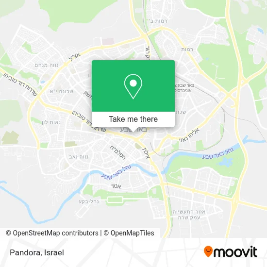 Pandora map