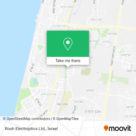 Rosh Electroptics Ltd. map