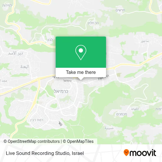 Live Sound Recording Studio map