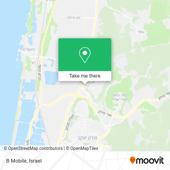 B Mobile map