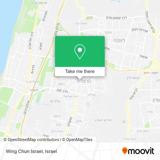 Wing Chun Israel map