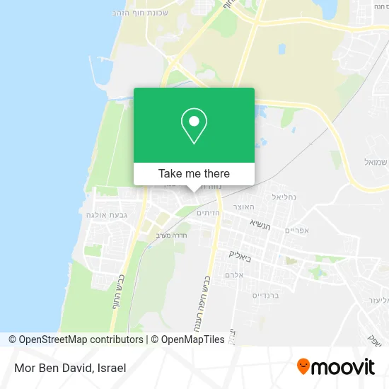 Mor Ben David map