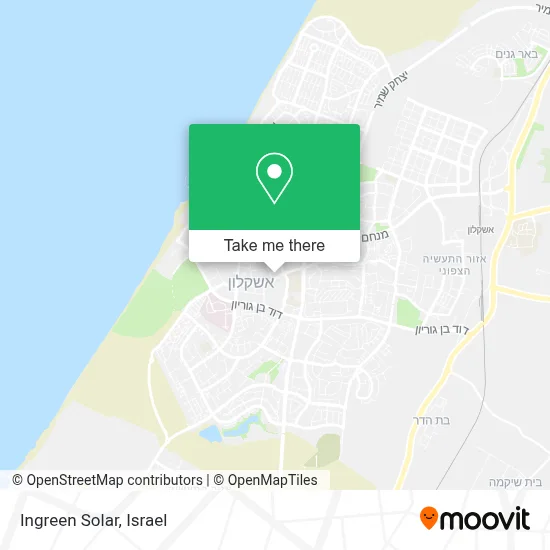 Ingreen Solar map