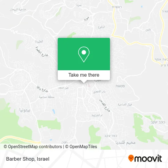 Barber Shop map