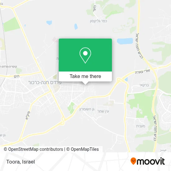 Toora map