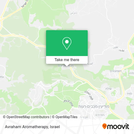 Avraham Aromatherapy map