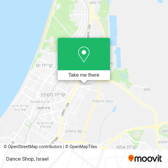 Dance Shop map