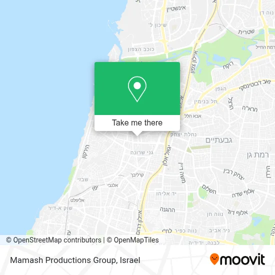 Mamash Productions Group map