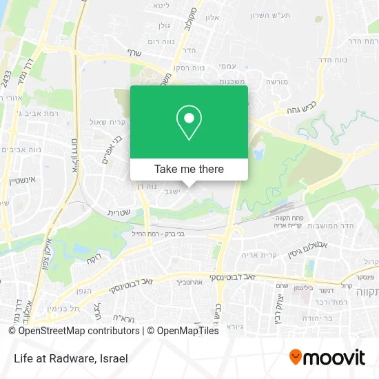 Life at Radware map