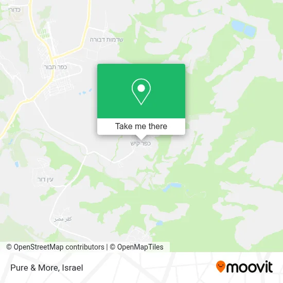 Pure & More map